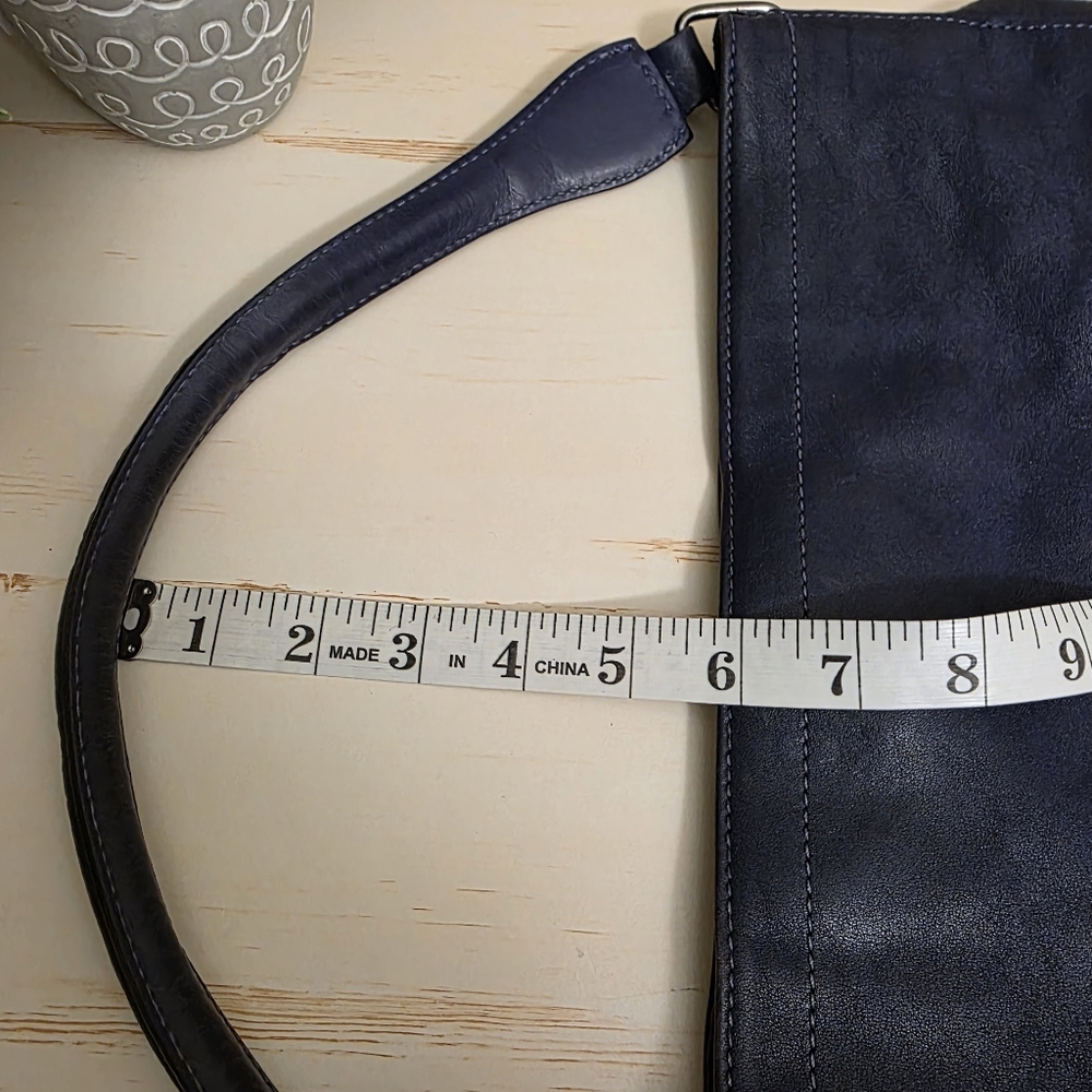 Longchamp | Indigo Leather 3D Hobo Bag - Picture 15 of 16
